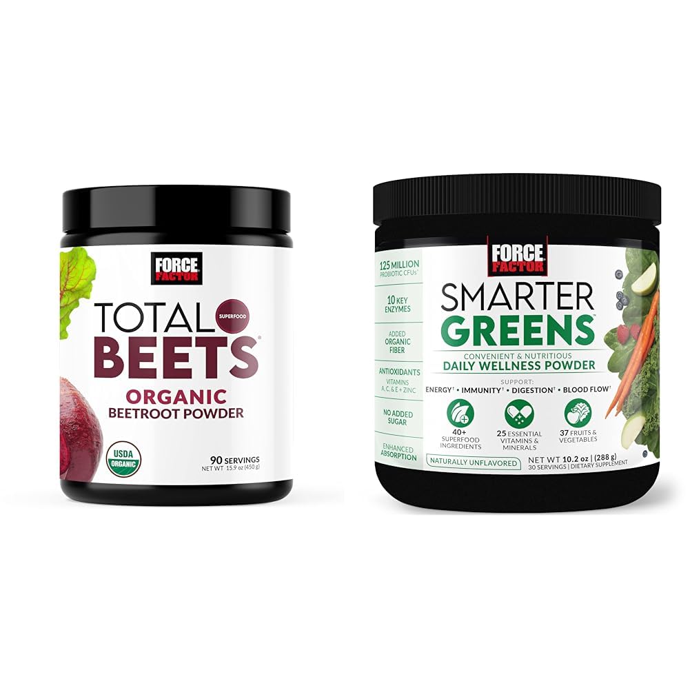 Angkatan Factor Total Beets Organik Betroot Powder Superfood ke Boost Daily Nutrition, USDA Organik & Smarter Greens Pawness Wellness Powder untuk menyokong Energi, Terobosan Kebal & Kebal Tak Terbatas