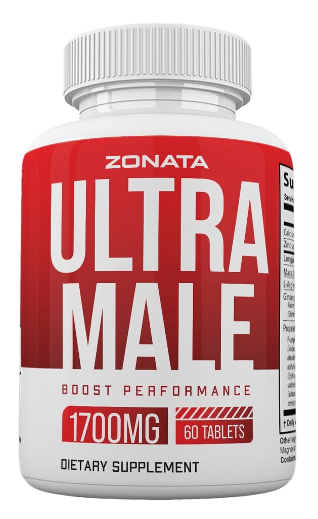 Ultra Pill Pria, Suplemen Pria Tenaga Ultra Lanjutan Formula, 60 Cacah