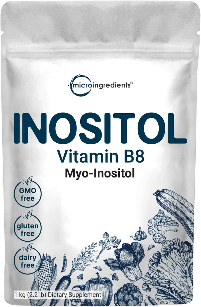 Mikro Ingredictions Myo- Inositol Powder, 2.2lb (1666 Pelayan)