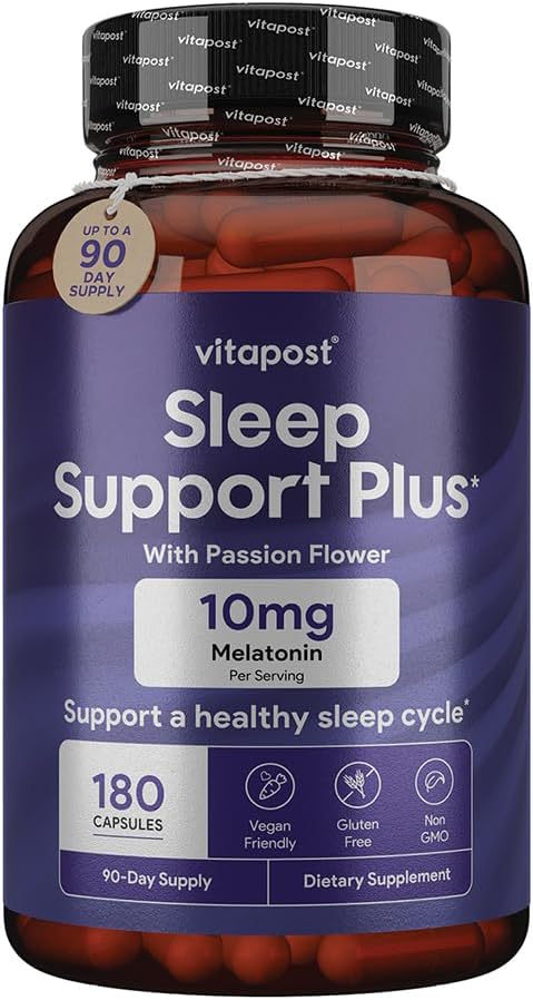 Dukungan Tidur Ditambah Melonalin & Botanicals Untuk Mendukung Siklus Tidur Sehat, dengan Perasaan Tenang dan Relaksasi Untuk Malam Besar Tidur. 180 Kapsul