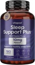Dukungan Tidur Ditambah Melonalin & Botanicals Untuk Mendukung Siklus Tidur Sehat, dengan Perasaan Tenang dan Relaksasi Untuk Malam Besar Tidur. 180 Kapsul