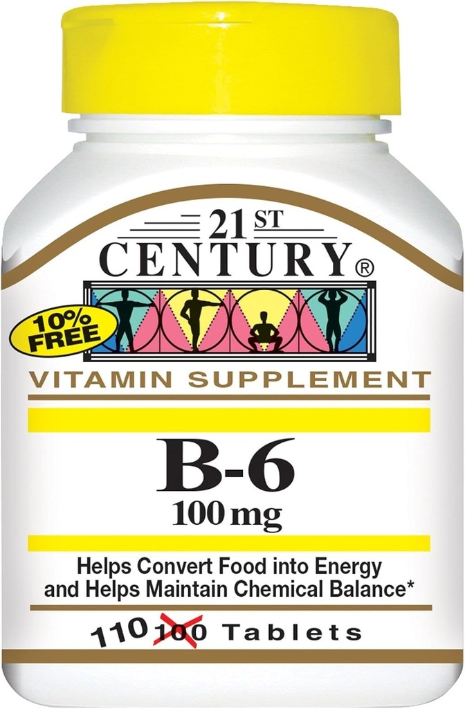 21 Century B-6100 mg - 110 Tablet, Paket 6
