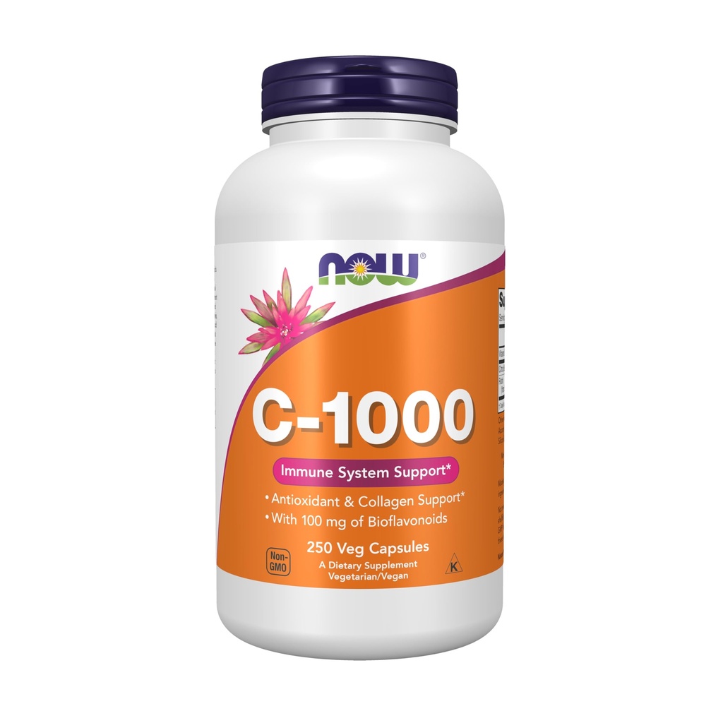 Sekarang Makanan Suplemen, Vitamin C-1.000 dengan 100 mg Bioflavonoid, Perlindungan Antioksidant *, 250 Veg Capsules
