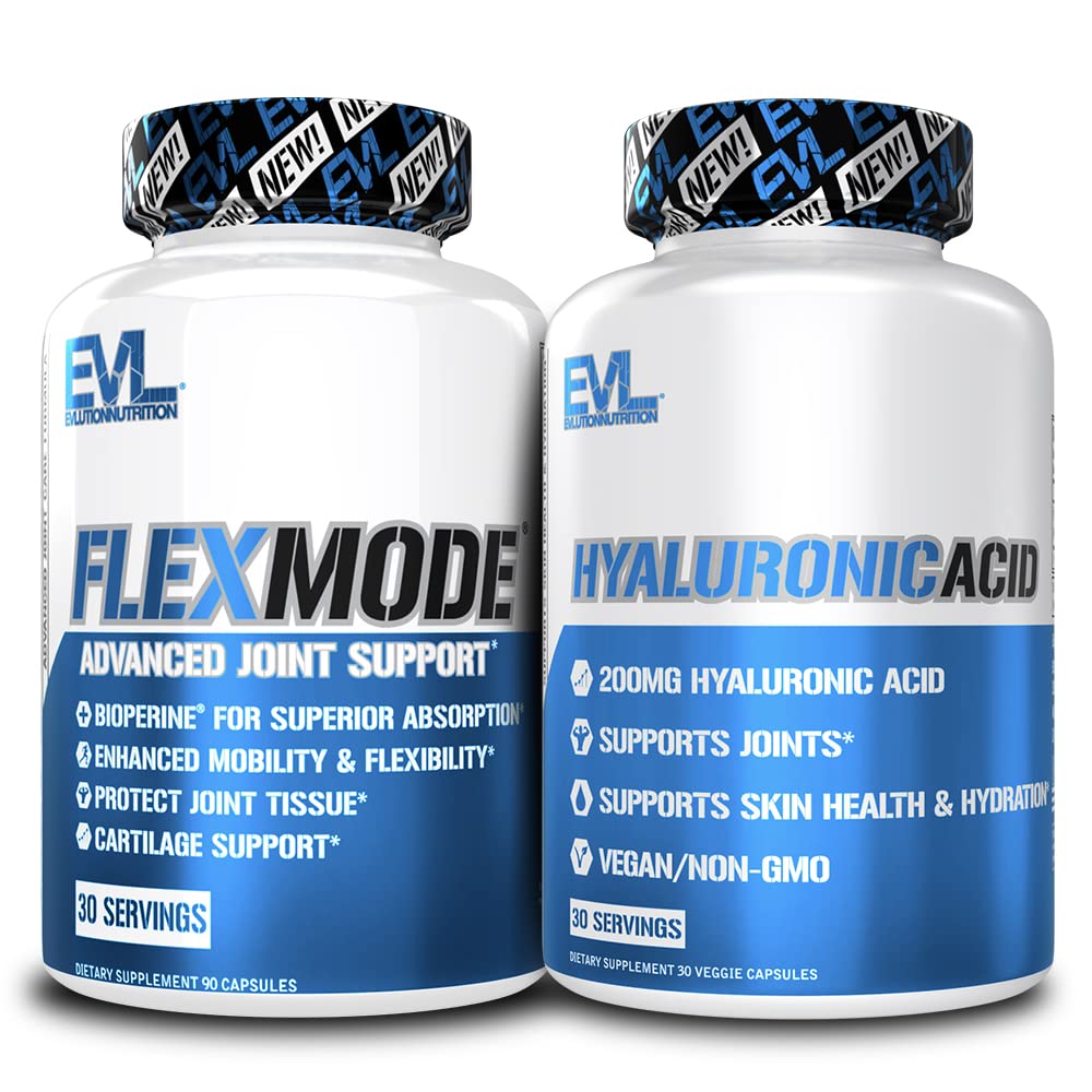 Advanced Complete Support Bundle - Complete Complete Complete Complete Complete Complete Complete Complete Complete Complete Complete Joint Stack with Hyaluronic Acid and FlexMode with Joint Glukosamin Chondroitin MSM and BioPerine for Enhanced Absorpsi