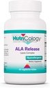 Pembebasan Nutrikologi ALA - Alpha- Lipoic Acid Complex, R-Alpha- Lipoic, Biotin, Kalsium, Suplemen Nuklir, Tablet Vegetarian - 60 Count
