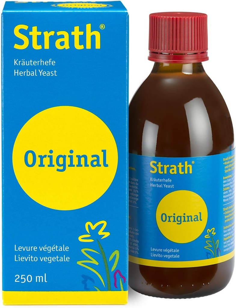 Strath, Herbal Yeast Postbiotic 124; 8.4 Fl Oz Daily Nutration Liquid Liquid 124; Pasokan Metabolisme 124; Vegetarian 124; Lactoe- Free Aver4; No Artificial Addention 124; Single Count