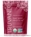 Truvani Vegan Pea Protein Powder 124; Chocolate Strawberry 124; 20g Organic Plant Based Protein 124; 20 Servings
