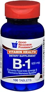 Good Neighbor Farmasi Vitamin B-100mg Tablets, 100 Count