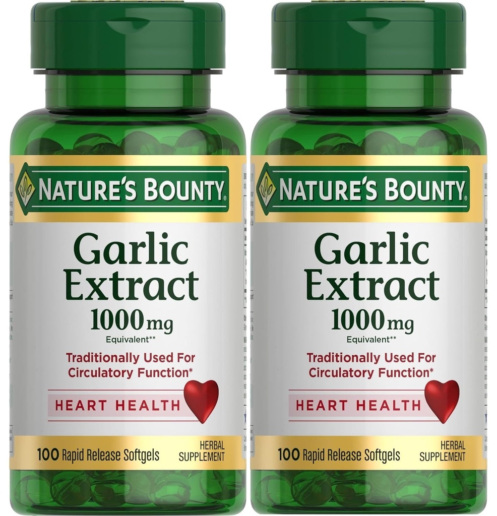 Nature 's Bounty Extract 1000 mg Softgels 100 ea (Pack of 2)