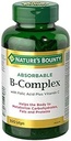 Nature 's Bounty Absorbable B-Complex with Folic Acid Plus Vitamin C, 100 Softgels