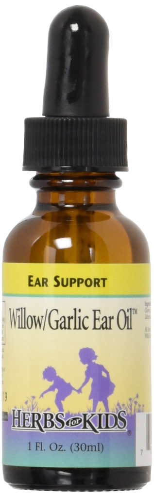 Willow / Garlic Oil Herbs For Kids 1 oz Liquid