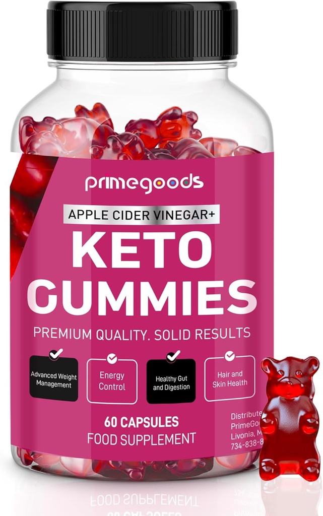 Keto ACV Gummies Lanjutan W8s Formula-Apple Cider Vinegar gummies -10000mg avc dengan Vitamin B12 & B6- Weight Los Gummies untuk Perempuan dan Men- Energy- Digestion-Poculum-Beetroot