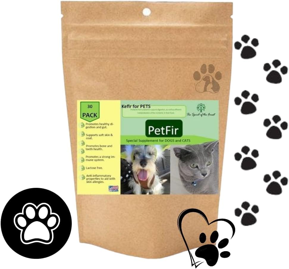 Petfir Pack Kefir for Dogs and Cats Supplement Pets probiotic dog maju probiotic formula probiotic untuk anjing (50 gr)