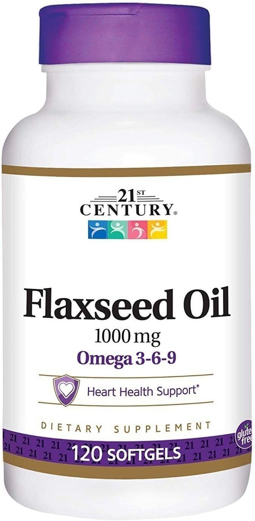 ikj Flaxseed Oil Omega 3- 6- 9 Dietary Suftgels 10000mg 120 ct