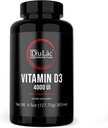 Dulfic - Vitamin D3 4000 IU Suplemen, Promotes Calcium & Phosfor Absorpsi, Support Bones, Teeth, Muscles & Imune System, 365 Tablet, dibuat di Italia