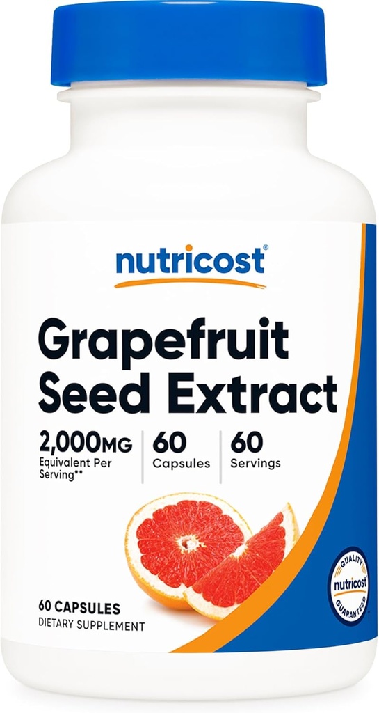Nutricost Grapefruit Extract 2.000mg, 60 Vegetarian Capsules
