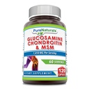 Mutu Glucosamin Chondroitin & MSM Suplemen 124; 1850 Mg per Serving 124; 120 Capsules 12.4; Non-GMO 124; Gluten- Gratis 124; buatan Amerika Serikat