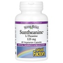Faktor Alam Stress-Relax Suntheanine L- Theanine 125 mg, Non- Drowsy Stress Dukung untuk Mental Calstice dan Relaxation, 60 Capsules