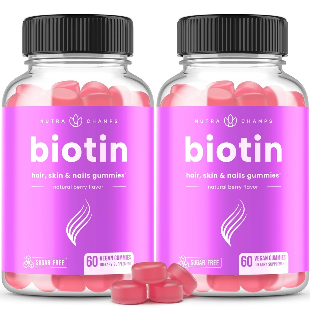 NutraChamps Sugar Free Biotin Gummies