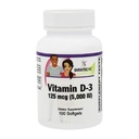 BariatricPal D-3 125mcg (5000 IU) - Swallow Vegetarian Softgels (100ct Bottle)