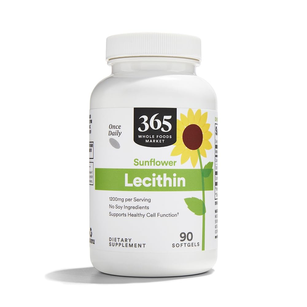 365 oleh Whole Foods Market, Sunflower Lecipin, 90 ct