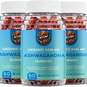 ♪ Nutrition ♪ ♪ Organik KSM- 66 Ashwagandha Gummies, 3-Pack, Mixed Wild Berry