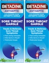 Betadine Sore Throat Relief Gargle, Mint Flavor, Fast Acting Antiseptic, Povidment-Iodin 0.5%, 8 oz (Paket 2)