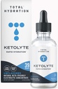 Ketolite Rapid Hydration (Tak berselera) Keto- Friendly Electrolite Drops with No Calories No Sugar, Natural Electrolite Suplemen dengan Magnesium (39 Pelayan)
