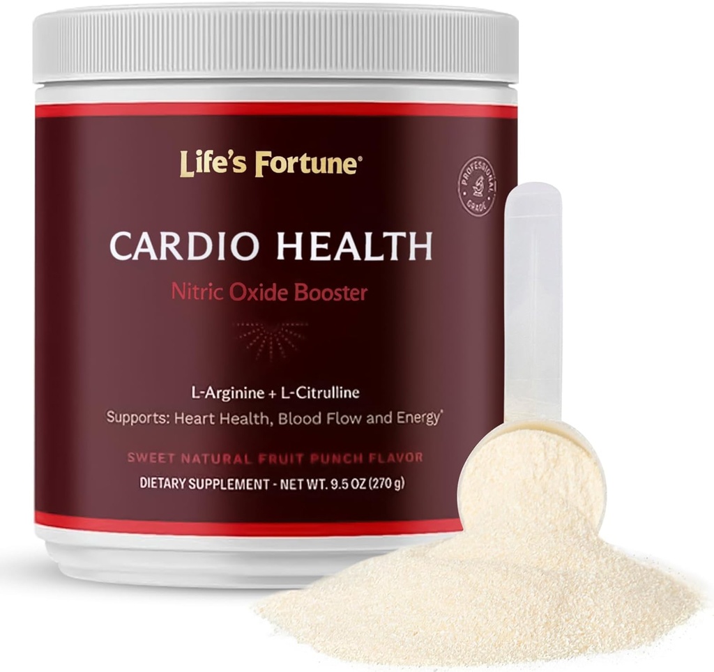 The Life 's Fortune 5000mg L-Arginine Suplemen & 10000mg L- Citrulline, Potensi Tinggi Nitric Oxide Health Booster, Endurance, Performance Kerja keras, Natural Fruit Flavor (20 Pelayan)