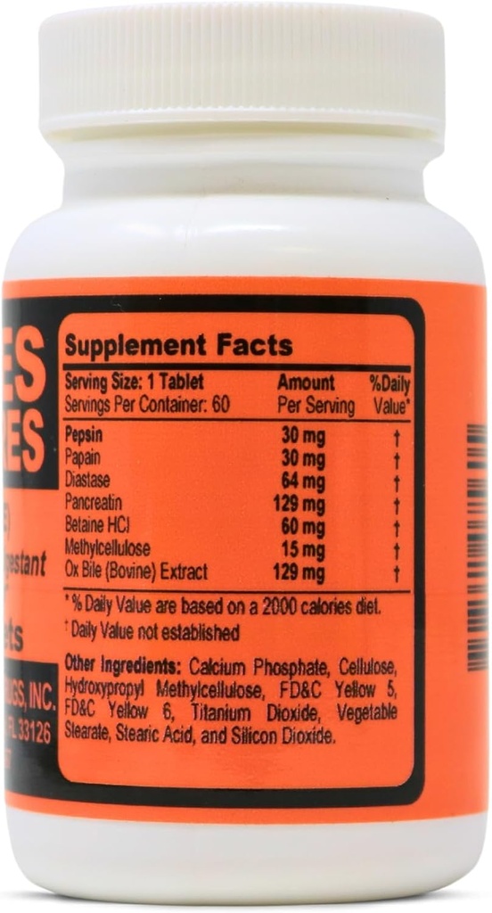(OX Bile) dengan Enzymatic Digestan 60 tablet.
