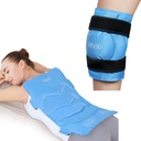 REVIX Full Back Ice Pack for Injuries Reusable Large Gel Ice Crap for Back Pain Relief and XL Knee Ice Bunch Around Entire Knee Setelah Operasi