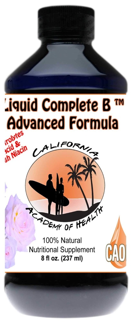 Liquid Vitamin B Kompleks dengan Non- Flush niasin - 8 oz dari CAOH