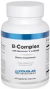 Douglas Laboratorium B- Kompleks dengan Metafolin - Comprehensive B Vitamin Suplement - Energy & Brain Health Support * - With Folate, Biotin & Thiamin - Non-GMO - 60 Vegetarian Capsules
