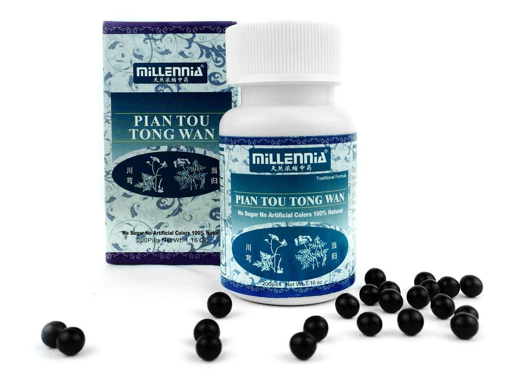 Millennia Herbal Suplemen - Pian Tou Tong Wan - 1 Botol
