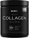 Super Collagen Powder ELMNT untuk Women Wight Loss + Beauty w. Progrex, Hyaluronic Acid, ACV, KSM-66, Biotin - Premium Multi Peptides Protein Tambahan Colageno for Women (Unflamited)