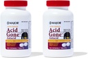 Acid Acid Gone Extra Power Antax Chelable Tablet - Anti- Acid Reflux Medicine for Adults - Upset Stomach, Acid Indibuble, and Heartburn Relief - Long-Lasting - 100- Count (2 Pack)