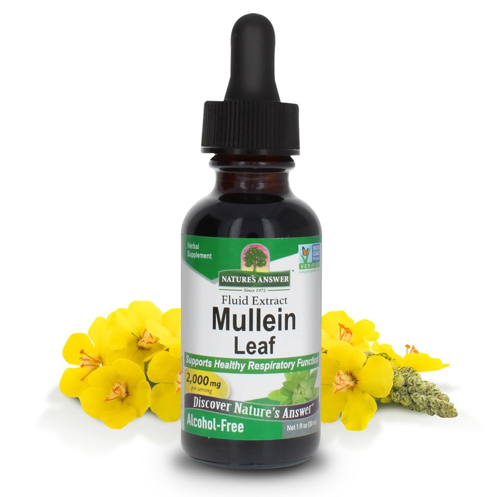 Nature 's Respon Mullein Leaf 124; Herbal Supplement:
