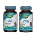 Nature 's Way Milk Thistle, Supports Liver Function and Detoxifikasi Pathways *, 175 mg Milk Thistle Extract Disstandardisasi sampai 80% Silymarin per Serving, 120 Capsules (Packing May Wary) - 2 Pack
