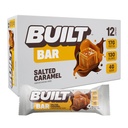 Bar Built, Protein Bars, 17g Protein Snacks, On- TheGo Bars dengan 130 Kalories & 4g Sugar, Salted Caramel, 12 Count