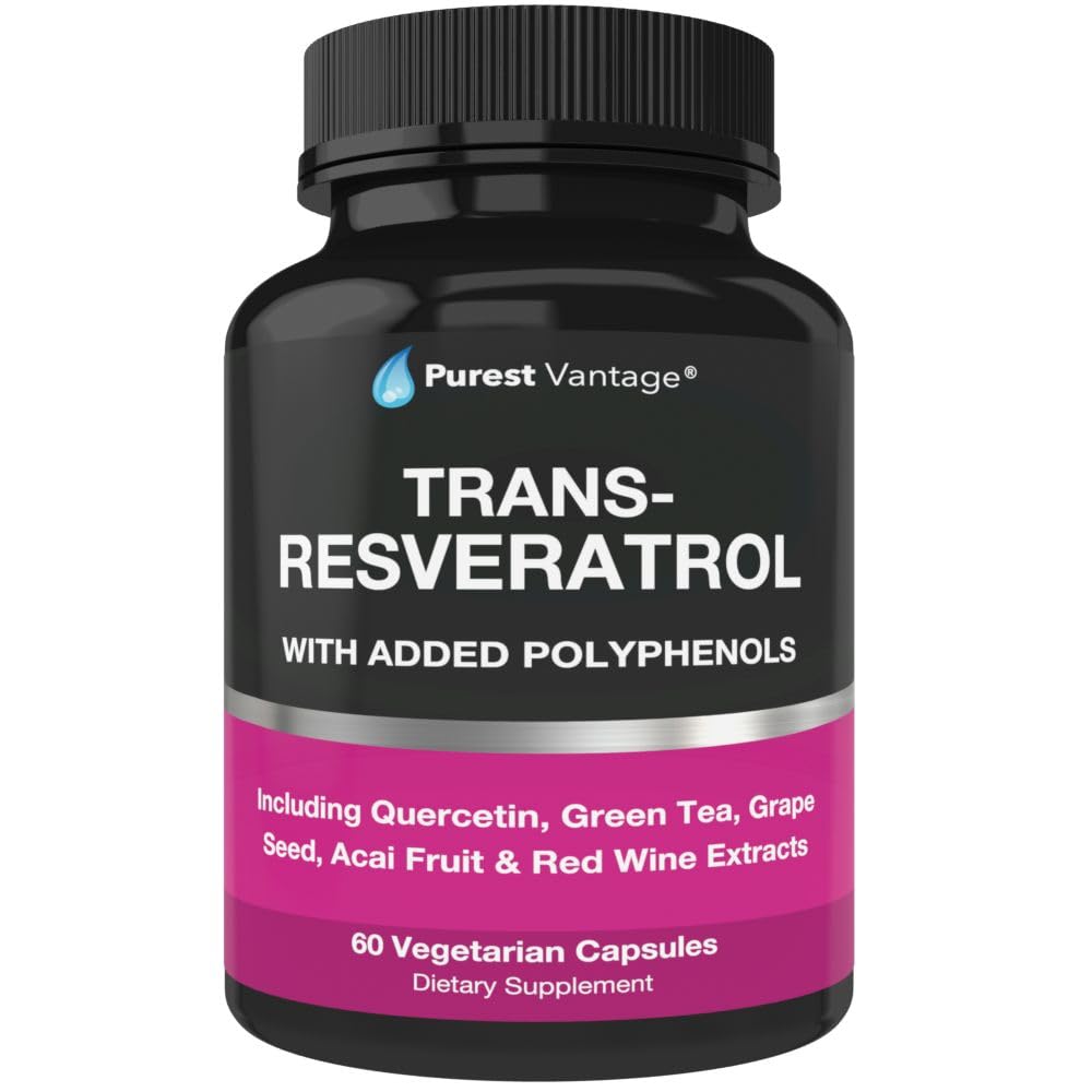 Reveratrol Tambahan - Acai dan Red Wine Extract - 60 Vevgie Capsules