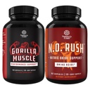 Bundle of Extra Power Testosteron Booster with Horny Goat Weed Maca Root Tonkat Ali & Saw Palmetto Extract & Nitric Oxide Pill for Men with L-Arginine L- Citrulline Acids for Muscle Growth