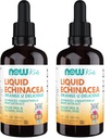 Suplemen NOW, KITY Liquid Echinacea with Dropper, Imune System Support, Formulated for Kids, 2 Fl Ounce, Packaging May Vary (Paket 2)