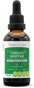 Throat Soothe Alcohol-Free Extract, High- Potency Herbal Drops, Tincture Made from Taincture, Licorice, Slippery Elm, Marshmallow, Sage, Echinacea, Elderberry. Sore Throat Formula 2 oz