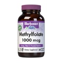 Metode Nutrition BlueBonnet 1000 mcg, untuk Energi, Mood, dan Kesehatan Prenatal *, Non-GMO, Vegan, Kosher Certifikasi, Gluten-Free, 60 Vegetable Capsules, 60 Servings