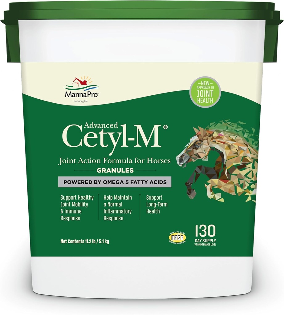 Manna Pro CetylM Tambahan Bersama untuk Kuda - Dibebankan oleh Omega 5 Fatty Acids - 11.2 lb