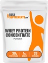 BulkSuplements.com Whiy Protein Consentrat Powder - Whey Protein Powder Suplement, Unsweetened, Unfeateled Free, 30g per Serving, 1kg (2.2 lbs) (Pack of 1)