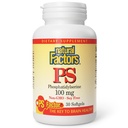 Faktor Alam, Phoshatidylserine, Dukungan untuk Memori, Konsentrasi dan Fungsi Otak, Soy dan Gluten Bebas, 30 Softgels