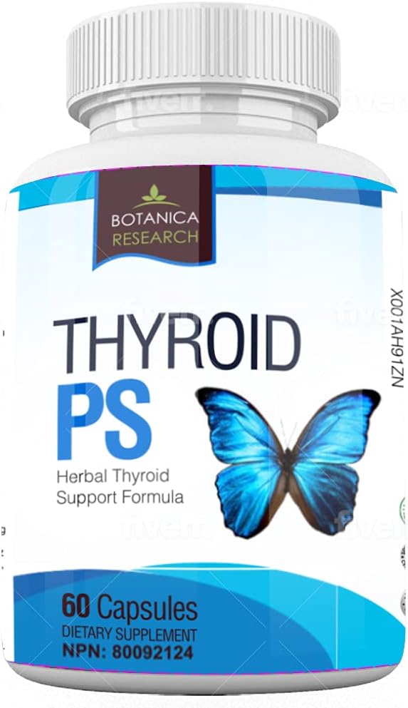 Suplemen Dukungan Thyroid: Semua Sistem Glandular Natural: Lebih baik Fokus, Konsentrasi, NPS Hormone Balance Energy Boost - 60 Veggie Vitamin Capsules