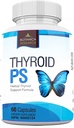 Suplemen Dukungan Thyroid: Semua Sistem Glandular Natural: Lebih baik Fokus, Konsentrasi, NPS Hormone Balance Energy Boost - 60 Veggie Vitamin Capsules