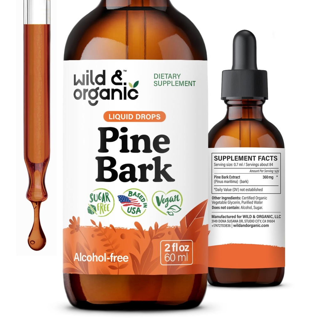 Dukungan Antioksidant - Dukungan Pinus Pinaster - Parfum Maritim Perancis - Dua Bulan - Vegan, Alkohol & Sugar- Free - 2 FL Oz